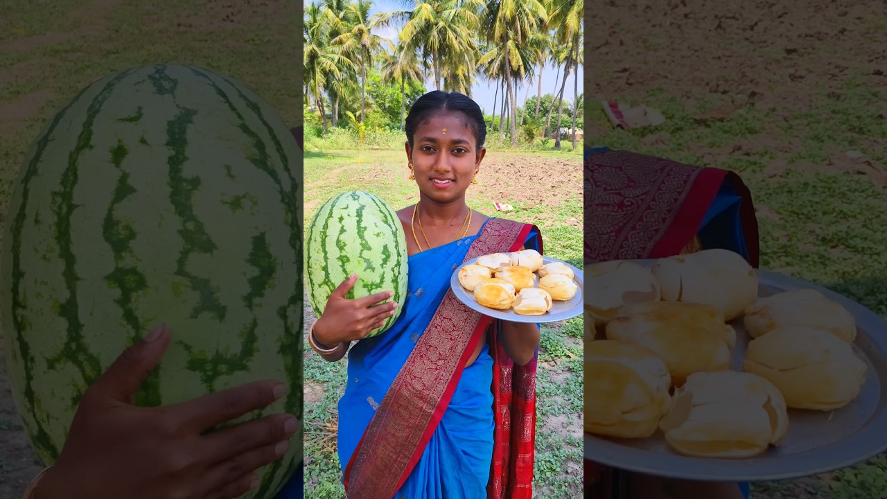 Watermelon Juice Ice Apple Fresh Fruit Juice Making #shorts