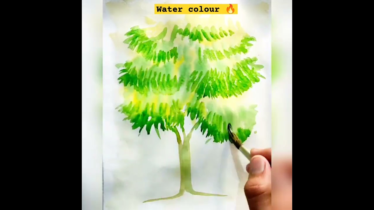 water colour tree 🌳