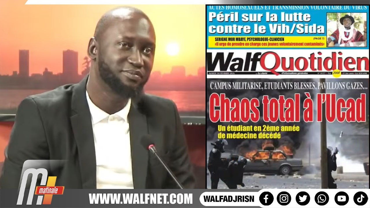 Revue de presse en WOLOF du 910 février 2026 sur walfadrji avec Pape Ndiaye