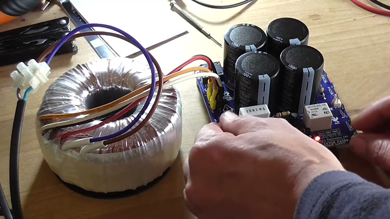 Блок питания Elektor PA300: Тестирование трансформатора