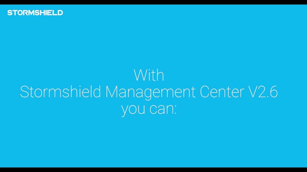 What's new in Stormshield Management Center v2.6?