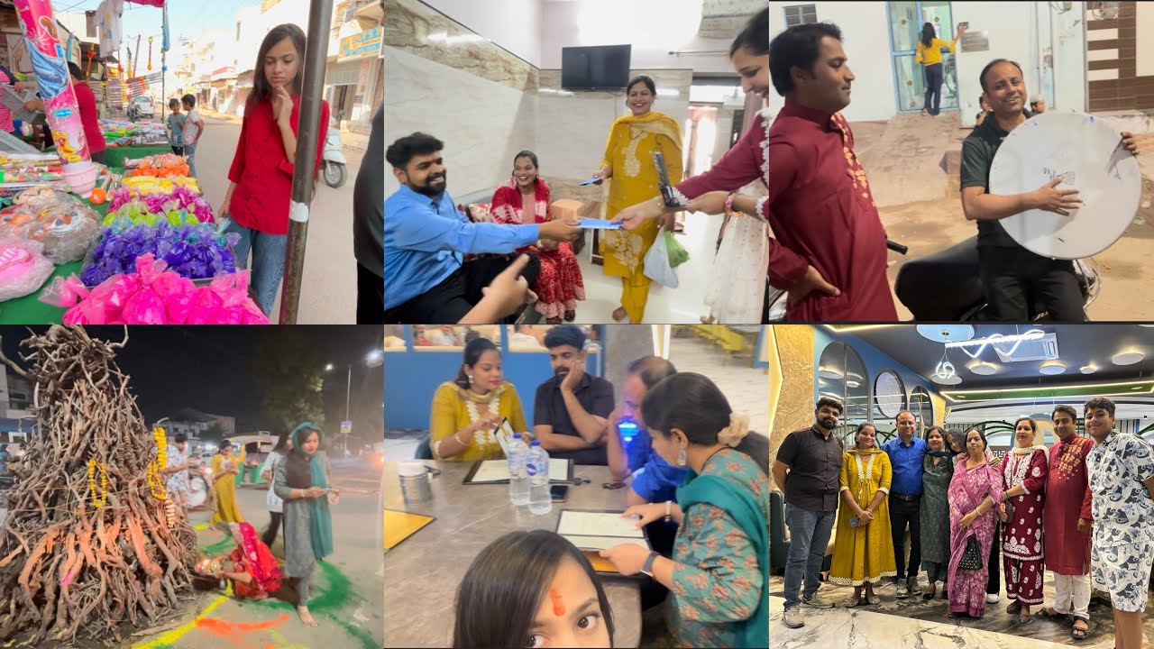 Mayka Ki Holi 🏡💖 | Family Celebration + Grahpravesh Gift | Restaurant Party Night