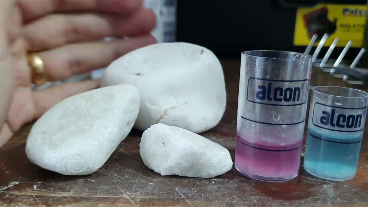 Teste de pH e GH com Dolomita seixo branco na granulometria 0,4mm~3mm~80mm funciona em aquarios?