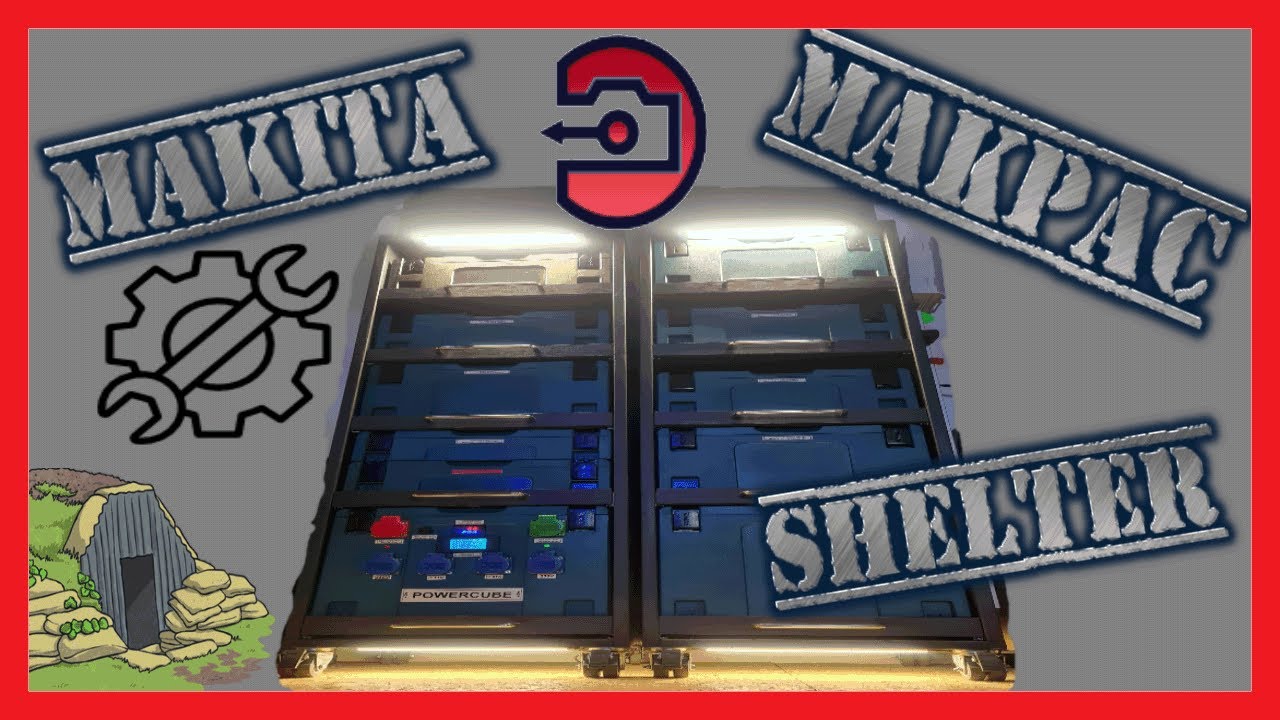 Makita Makpac Shelter - Tool Storage Trolley XL