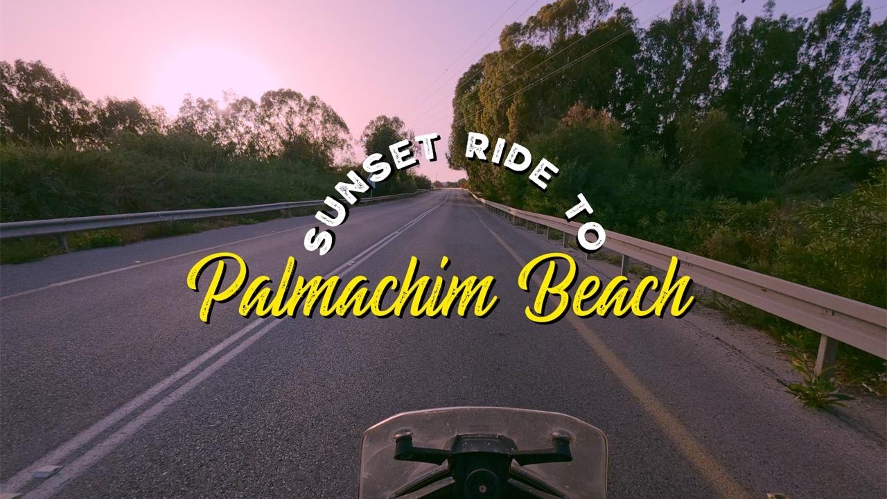 Sunset Ride to Palmachim Beach