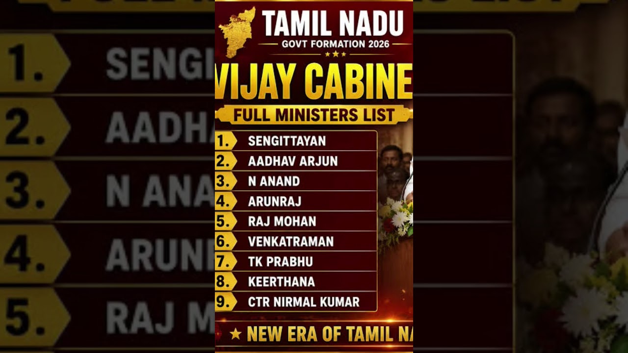 #shorts #vijaycabinet#ministers#vijaycm#cmoftamilnadu #josephvijay #tvk#hungassembly #minority#trend