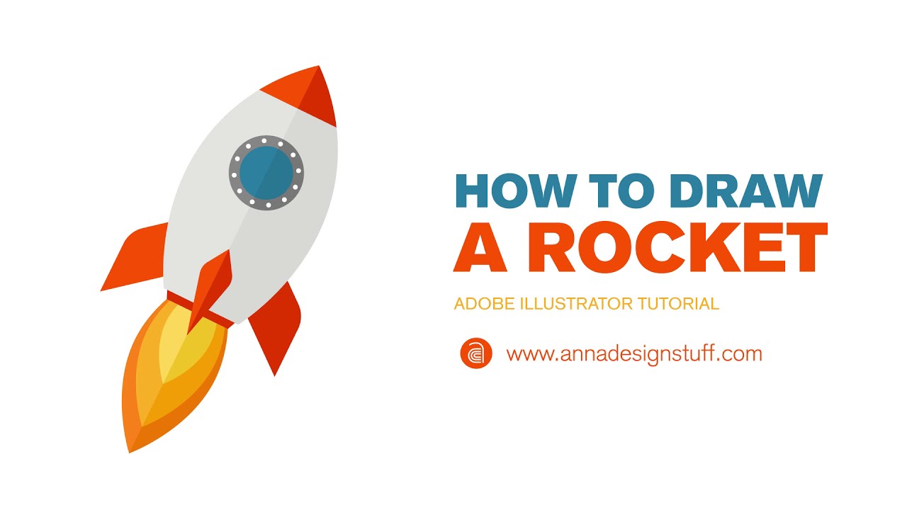 Rocket Illustration - Adobe Illustrator Tutorial