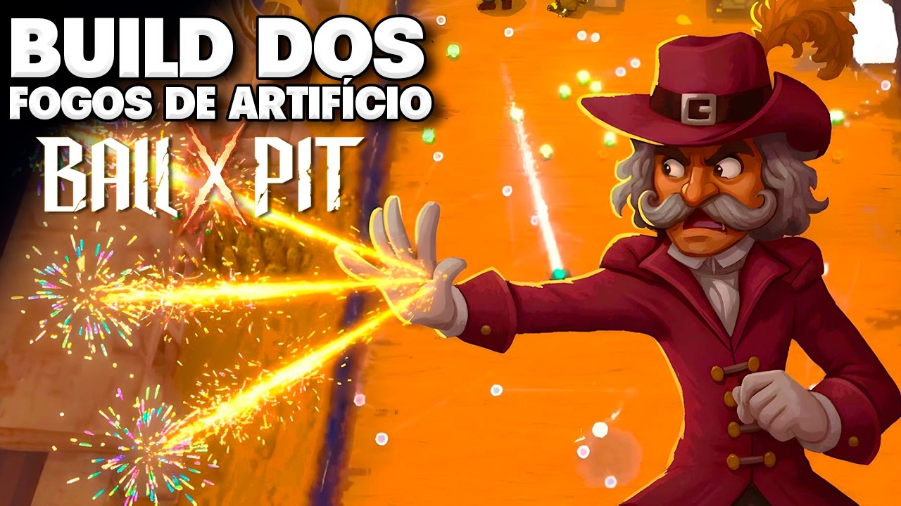 FIZ MUITOS FOGOS DE ARTIFÍCIO PARA QUEIMAR OS MEUS INIMIGOS! | Ball x Pit