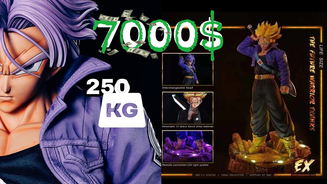 1:1 Lifesize 🗡 Future Trunks UNBOXING! Dragonball Z Anime Statue / Figure  🔥 Limited Edition