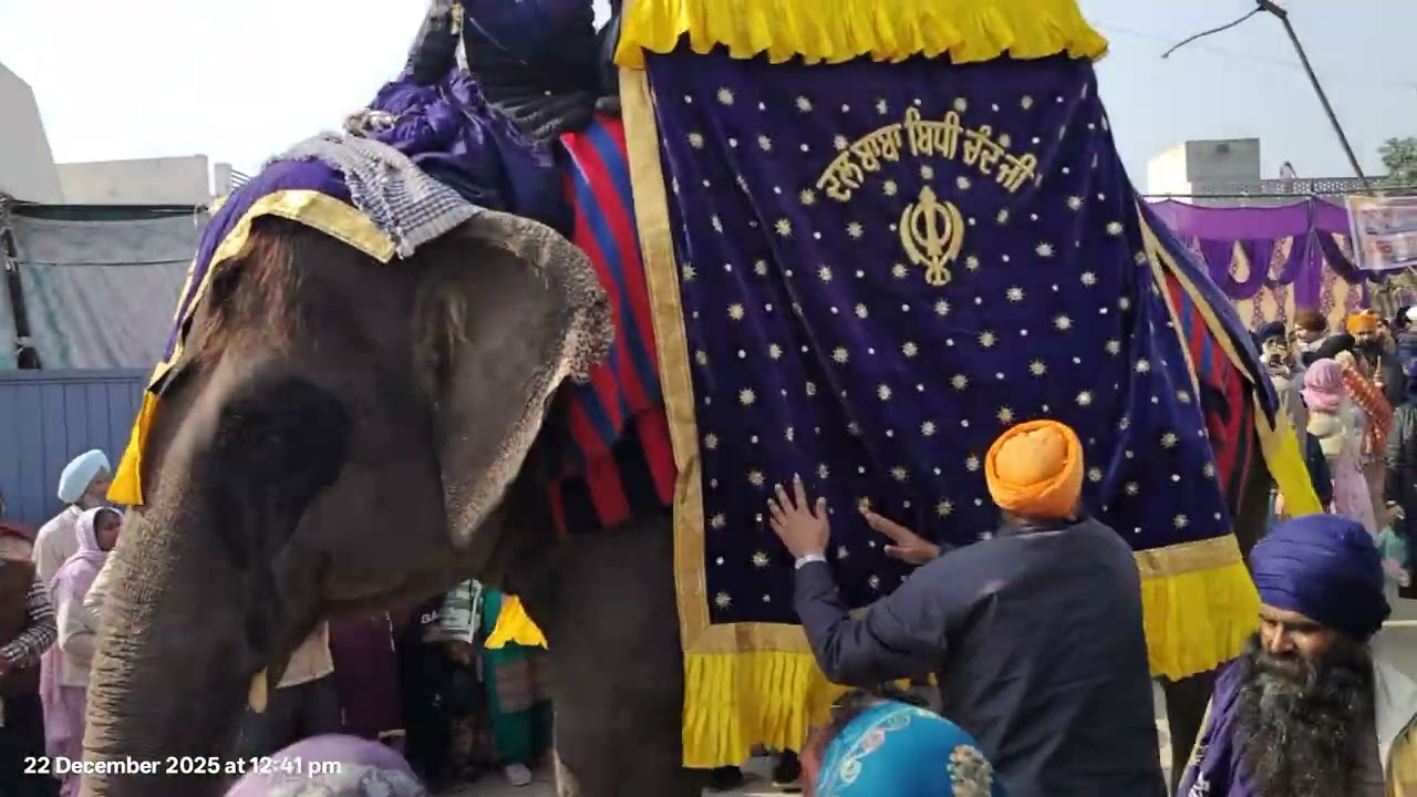 Gurdwara Tari Sahib#Chamkaur Sahib# Saheedi jod Mela#2025#Nihang singh#Dal Baba Bidhi Chand #Mohalla