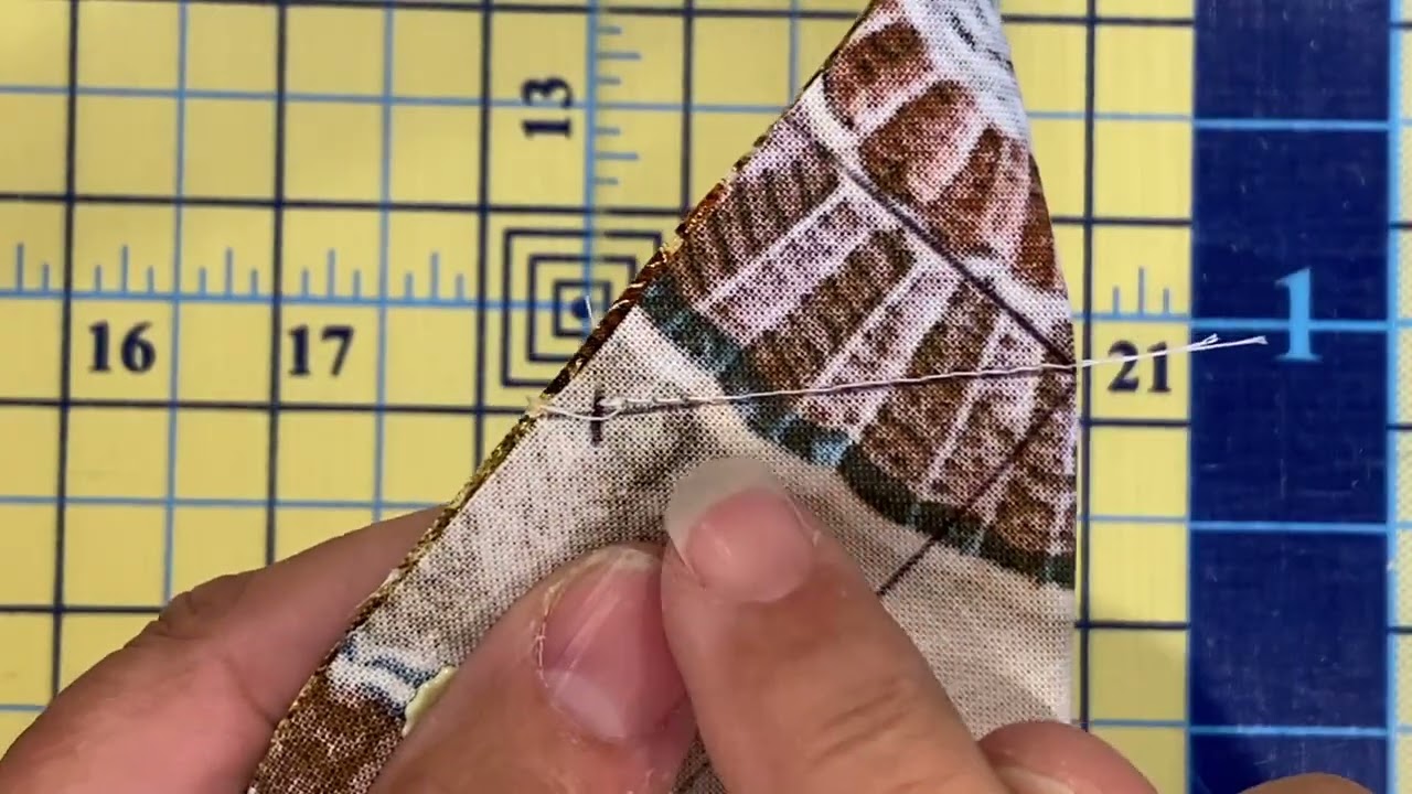 Making Table napkins With Mitered Corners