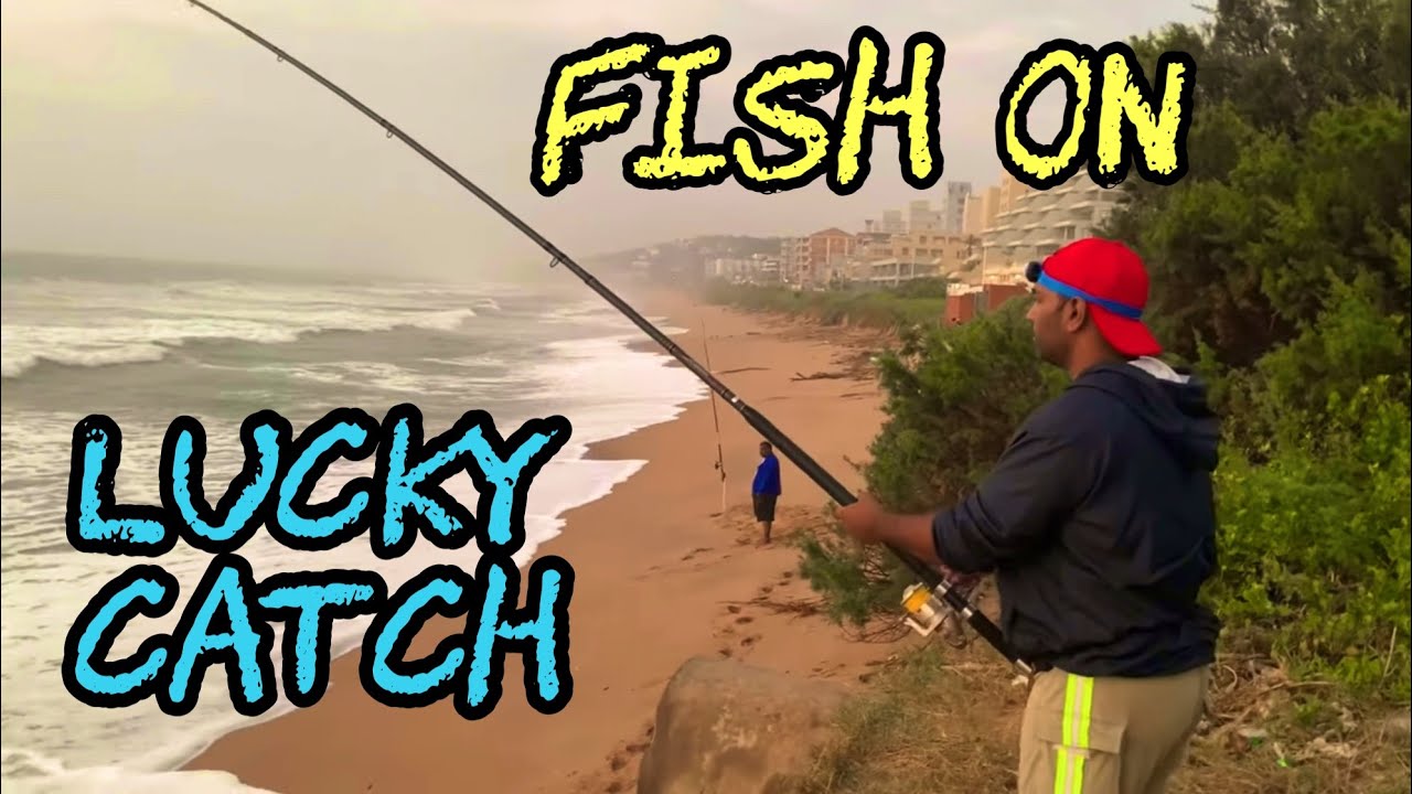 Lucky Catch at Umdloti Beach Durban South Africa