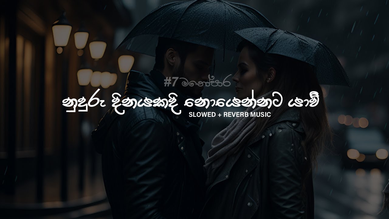 Nuduru Dinayakadi (නුදුරු දිනයකදි) - Slowed and Reverb Version | Soothing Sinhala Song Experience