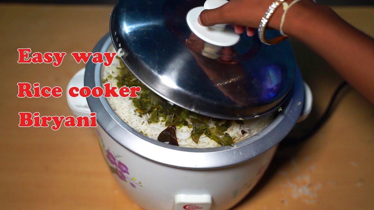 Easy And Fast Chicken Biryani in Rice Cooker | Bachelor Making Quick Chicken Biryani | Rice Cooker