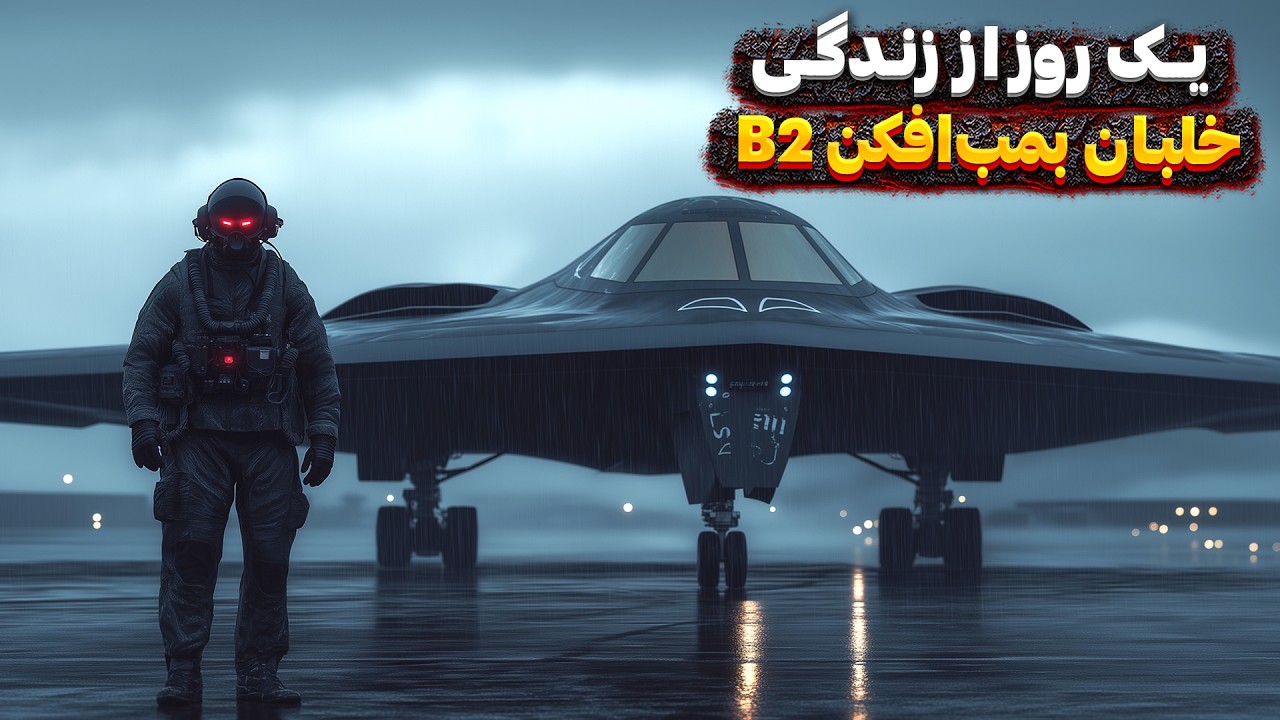 شغلش؟ خلبان بمب افکن دو میلیارد دلاری B2