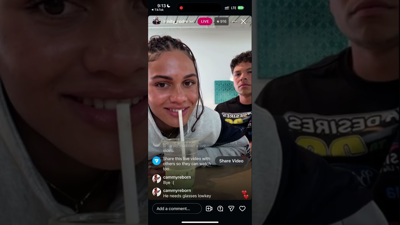 Trinity Rodman Instagram Live | Auckland Cafe Date with Ben Shelton | January 7, 2026 