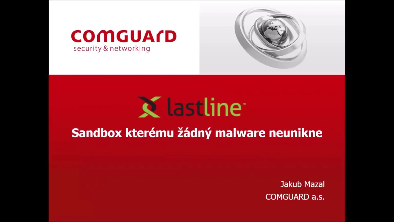 COMGUARD Webex: Lastline &ndash; Next Generation Sandbox