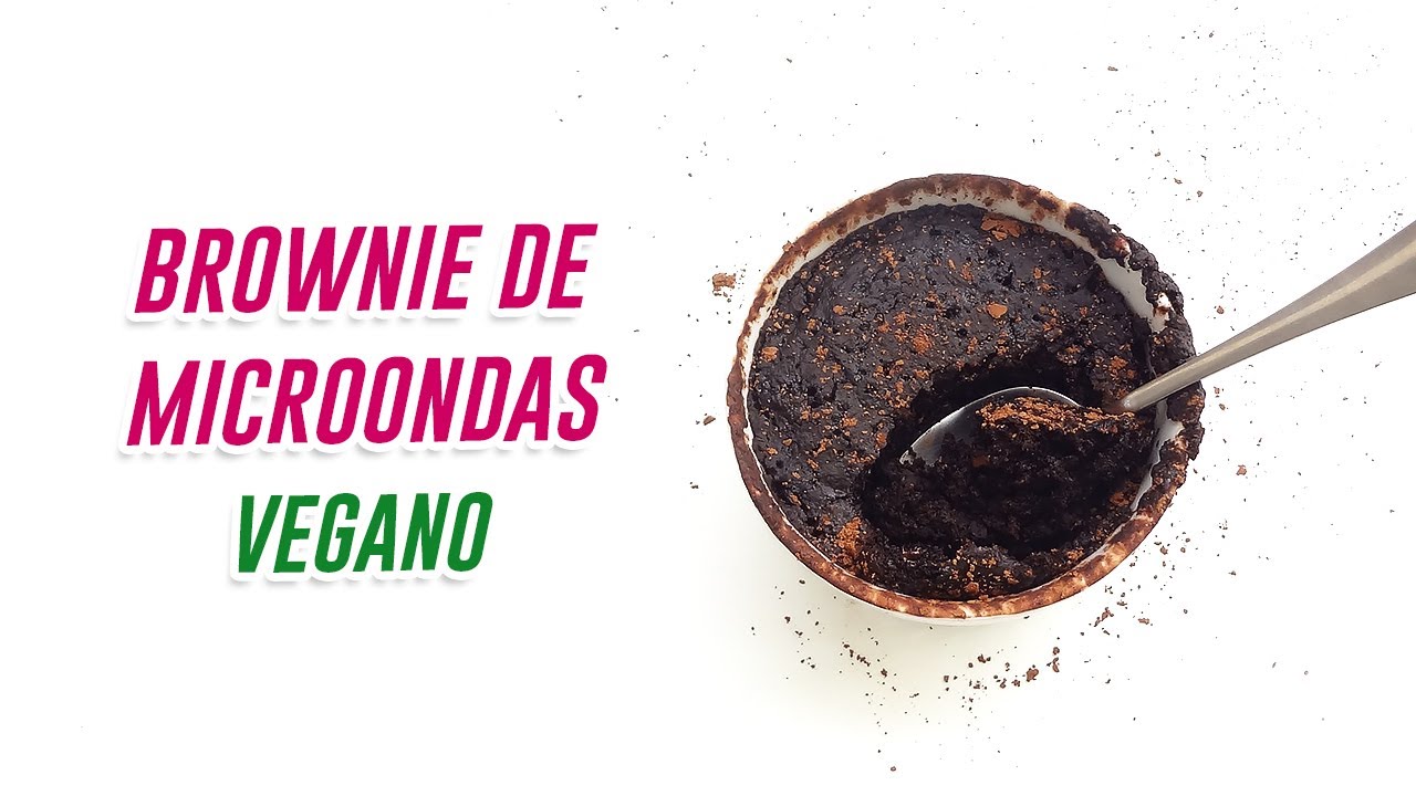 Brownie Vegano de Microondas
