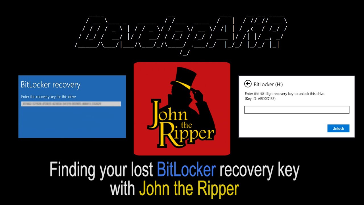 Finding your lost BitLocker recovery key with John the Ripper