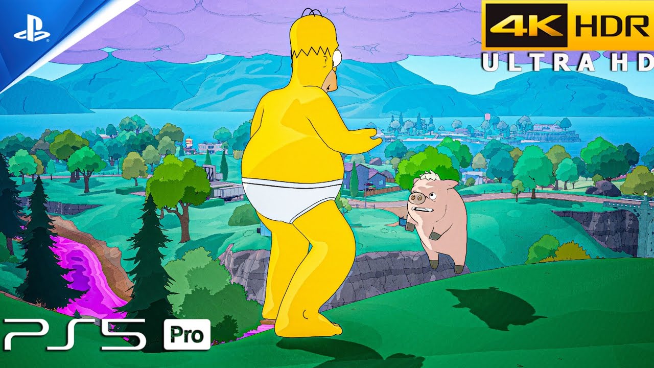 Fortnite (PS5 Pro) 4K 120FPS HDR Gameplay | Tighty Whities Homer (Simpsons)