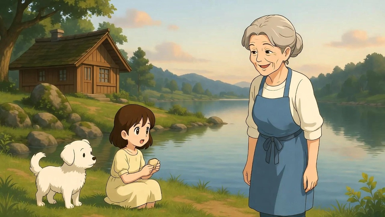 🌊 Lakeside Life – Ghibli-Style ASMR 🍳🍃