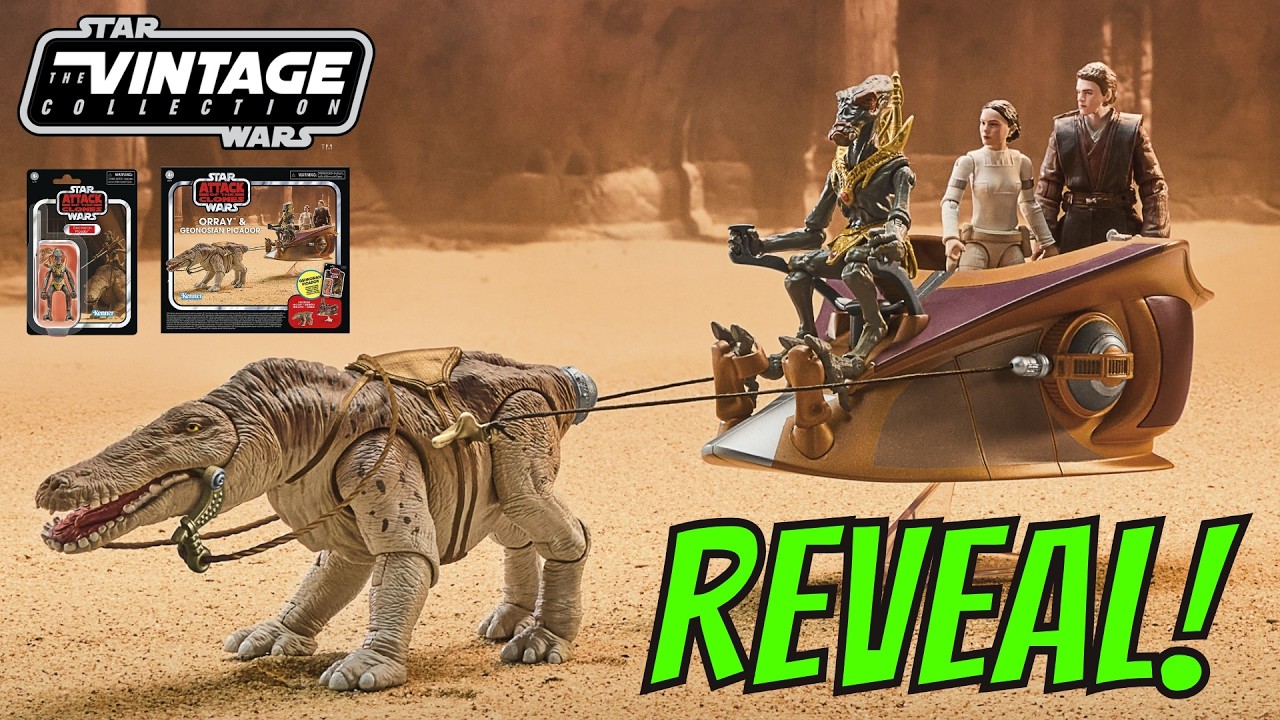 Hasbro Reveal The Vintage Collection Orray & Geonosian Picador!
