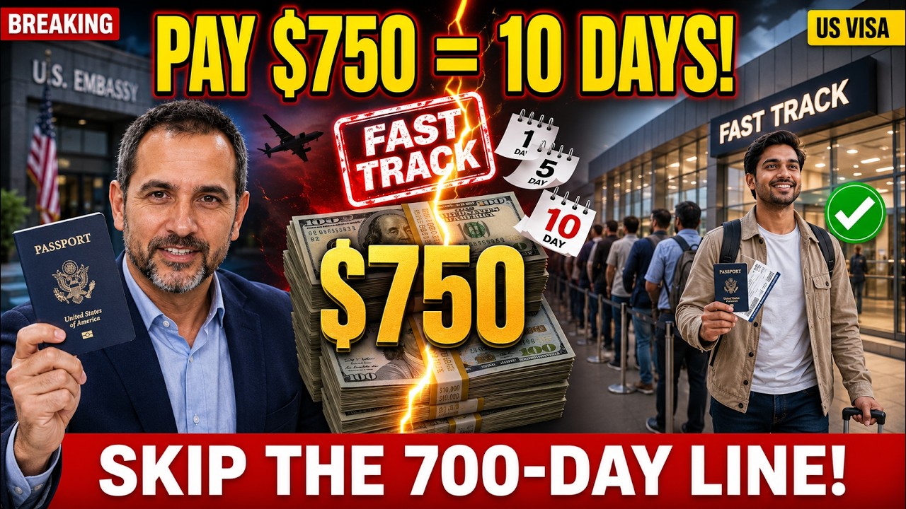 BREAKING: Pay $750 for FAST US Visa Interview &mdash; NEW Program 2026