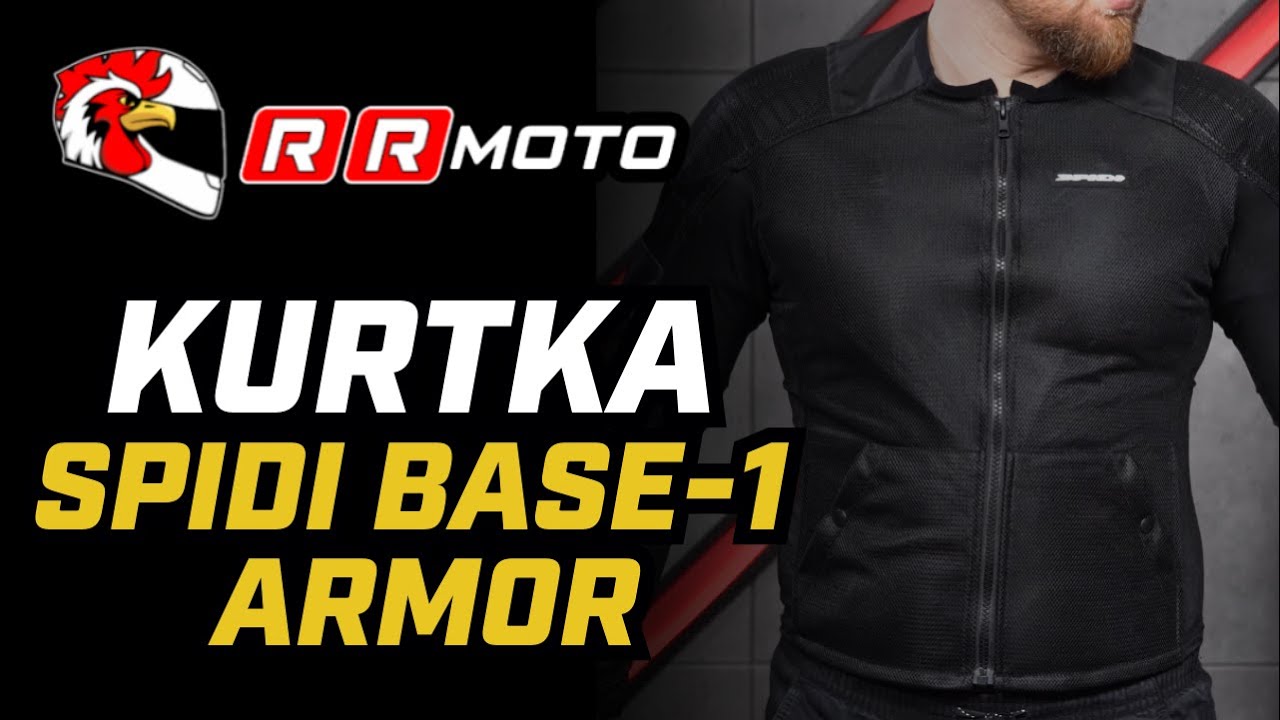 SPIDI BASE-1 ARMOR - tekstylna kurtka motocyklowa
