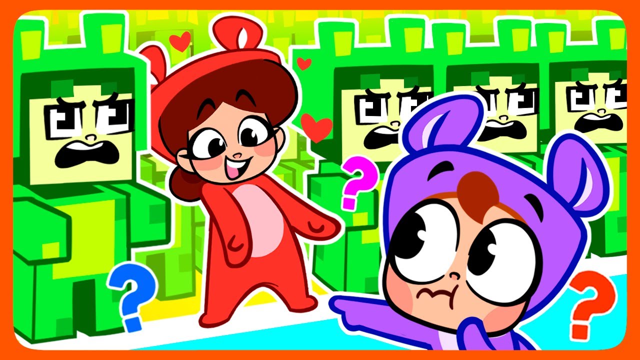 💖🖤 Pink VS Black in Minecraft ⬛️🟪 Minecraft Zombies vs Baby 😱 Cartoons for Kids