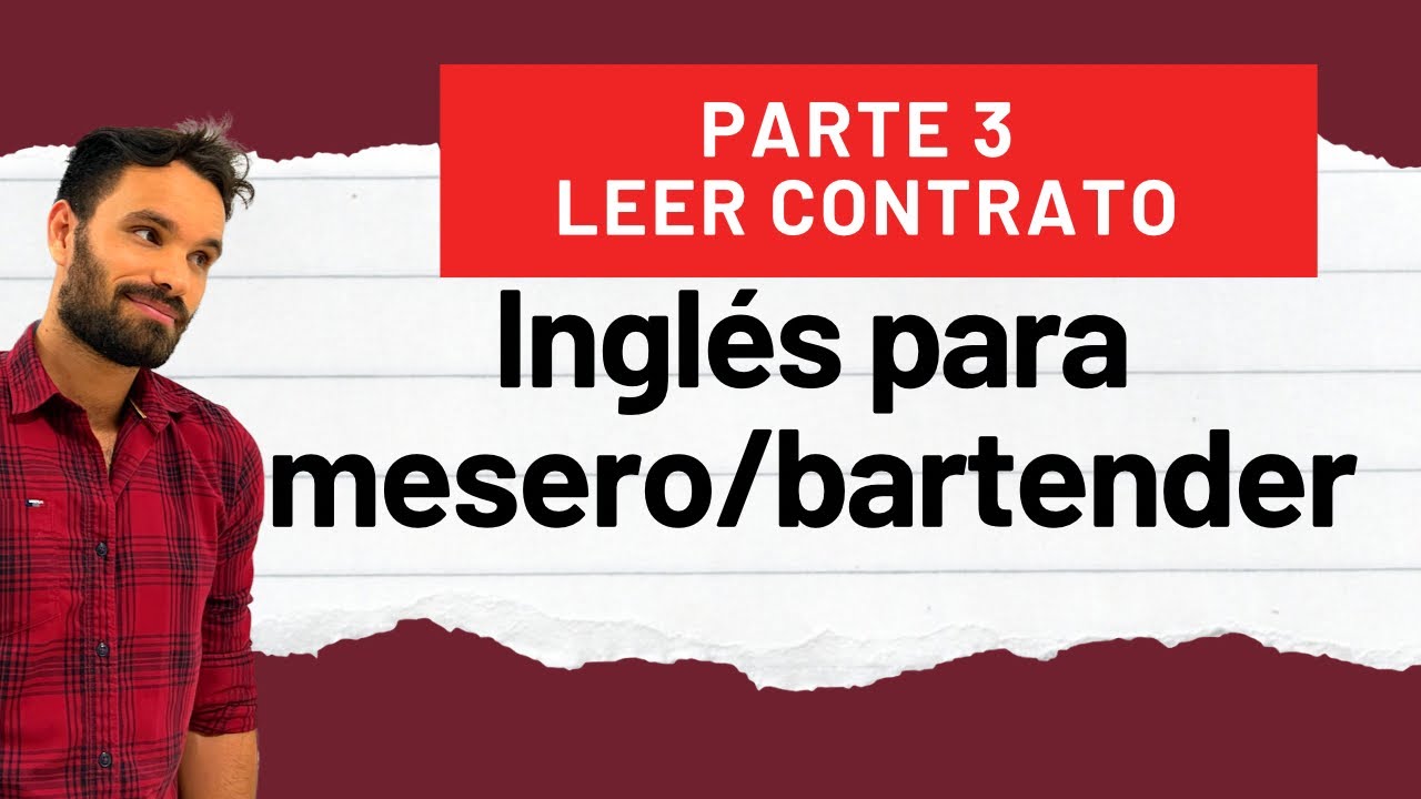 Aprende inglés para leer un contrato.