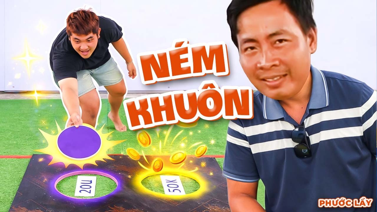 Tr&ograve; Chơi N&eacute;m Khu&ocirc;n Tr&ograve;n V&agrave; C&aacute;i Kết Cả Team Lụm L&uacute;a | Phước Lầy