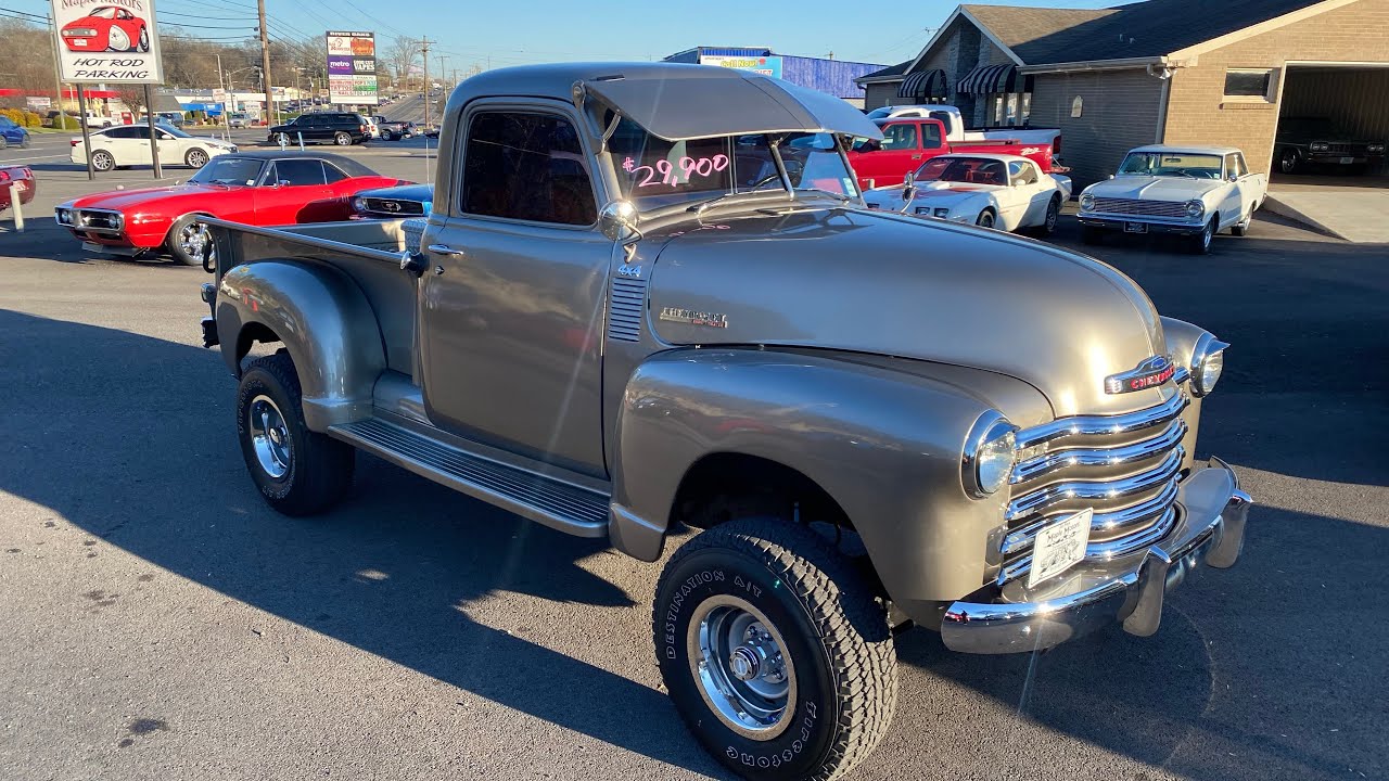Test Drive 1948 Chevrolet 3100 4x4 SOLD $29,900 Maple Motors #1413
