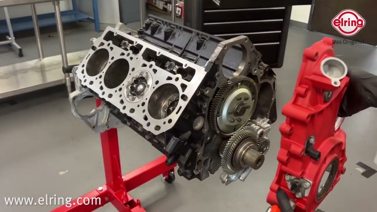 Elring - 6 6L Duramax LML Diesel Tutorial Shaft Seal Timing End & Dirko HT