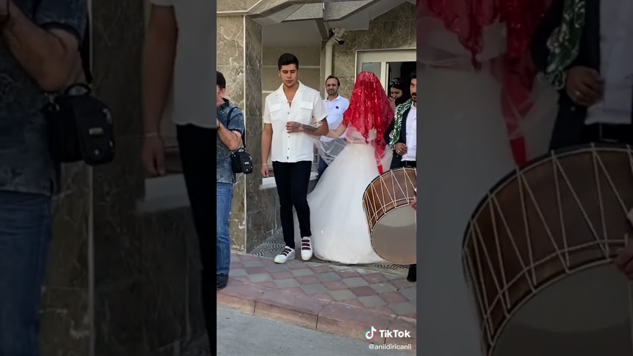 Anıl Diricanlı D&uuml;ğ&uuml;nde Davul &Ccedil;aldırıyor Yeni Tiktok Videosu #shorts