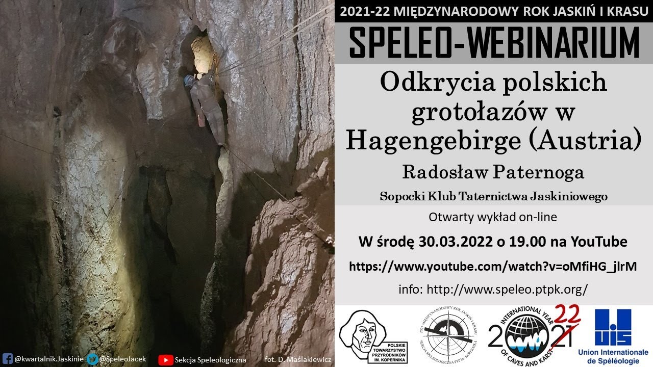 SpeleoWebinarium E12: Odkrycia polskich grotołazów w Hagengebirge (Alpy, Austria)