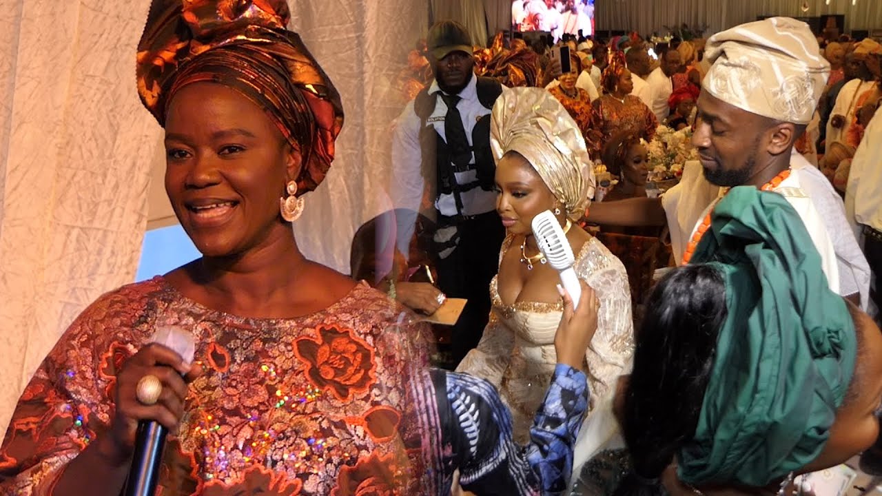 SEE HOW SHOLA ALLYSON CELEBRATES AARE BASHIR FAKOREDE DAUGHTER ON HER WEDDING