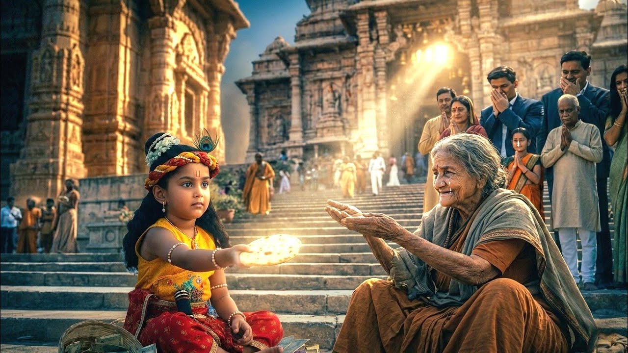 जब भूख से तड़प रहा था भक्त | कान्हा बने सहारा | Yashomati Maiyaa Ke Nandlala