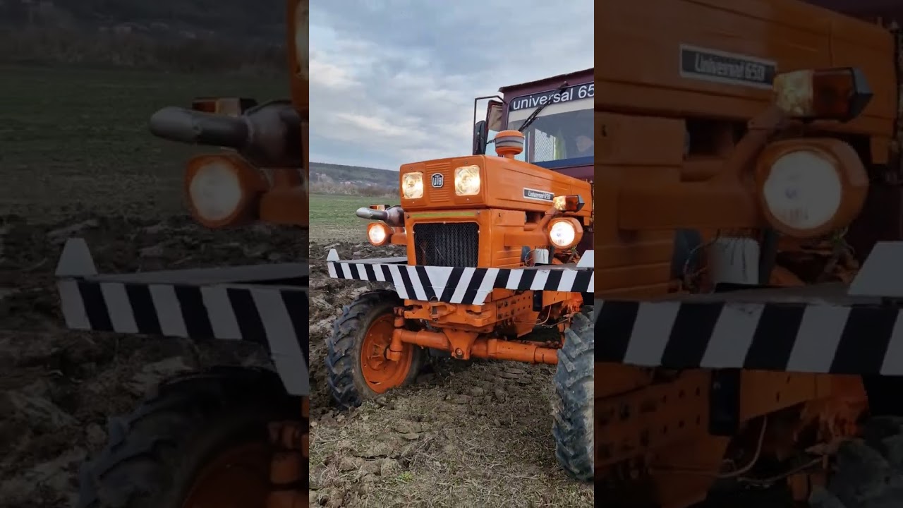 Tractor U650 la arat