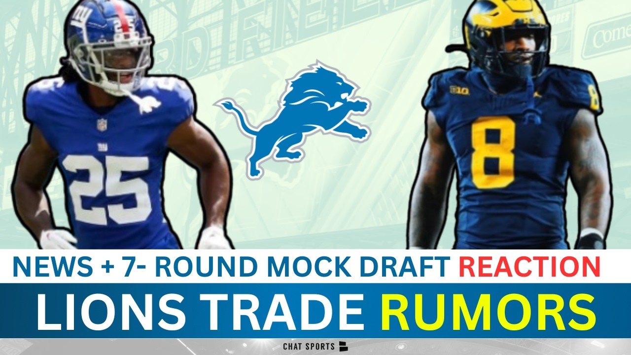Lions News Roundup: DT Contract, 7-Round Mock Draft, WR Competition