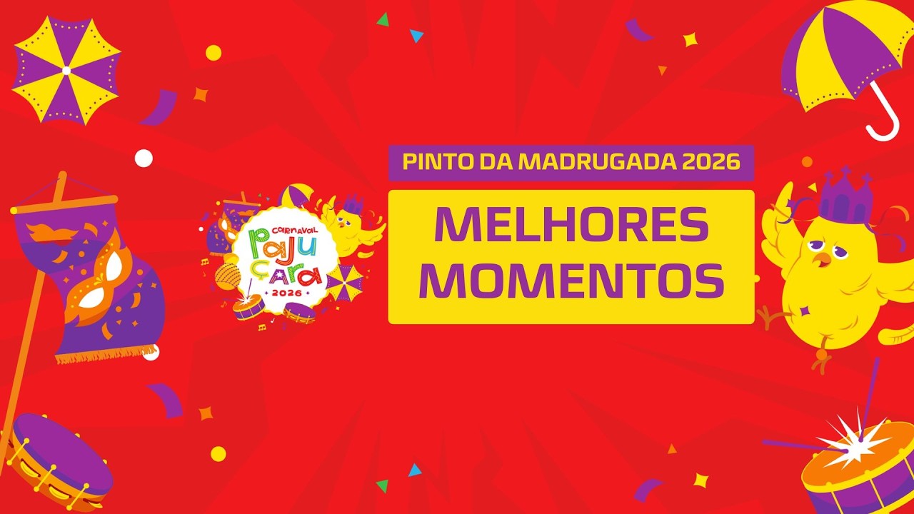 Muito brilho e alegria no Pinto da Madrugada: Veja os melhores momentos da folia na Avenida