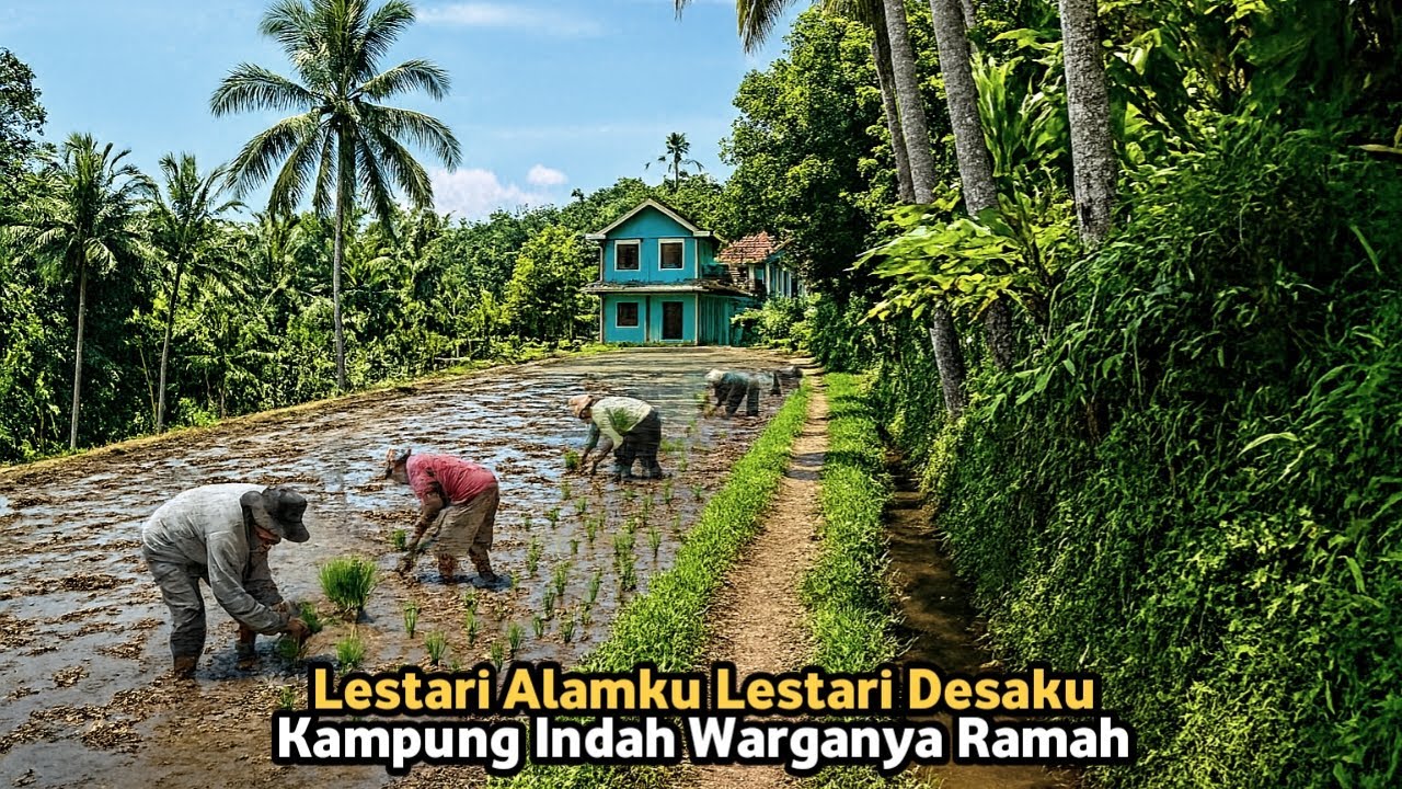 Hidup Maximum Di Kampung Minimum‼️Kampung Indah Suasana Sawah Di Pedesaan Jawa Barat 