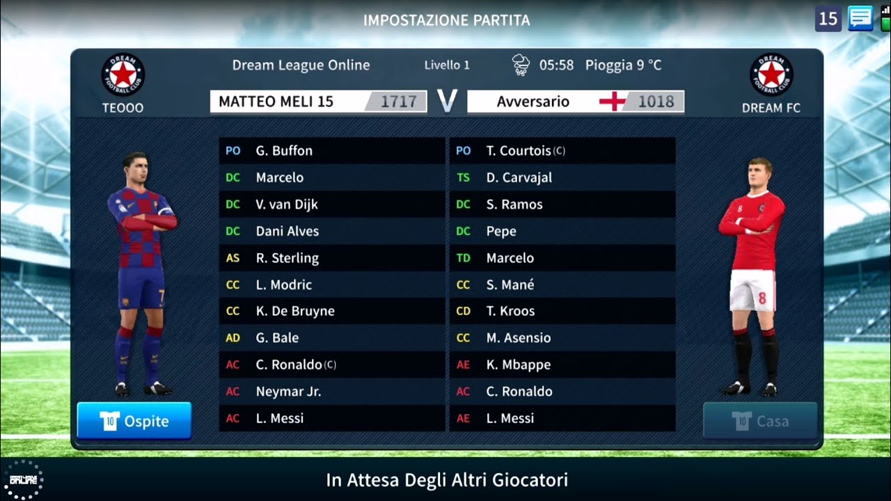 DREAM LEAGUE SOCCER 2019 DIVISION 1 ONLINE MATCH