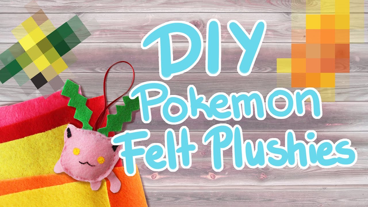 DIY Pokemon Felt Plushies | Maybe failed?