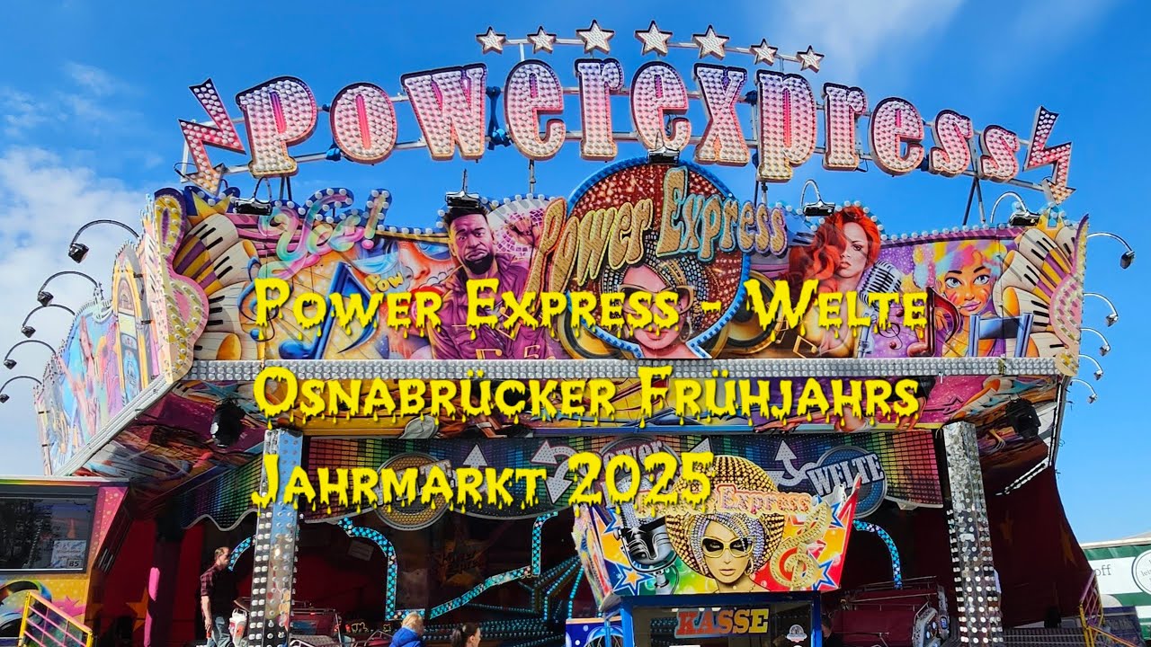 Power Express - Welte ( rückwärtsfahrt ) (Offride) Osnabrücker Frühjahrs Jahrmarkt 2025