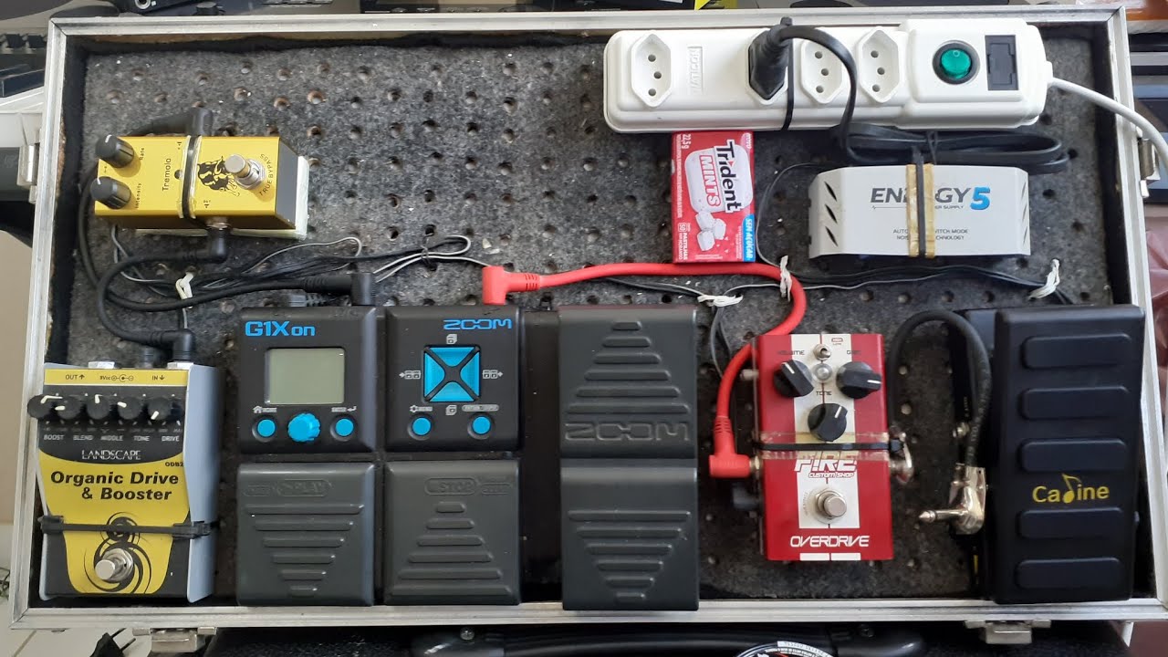 atualizando o set. g1onx + pedal de expressão caline.