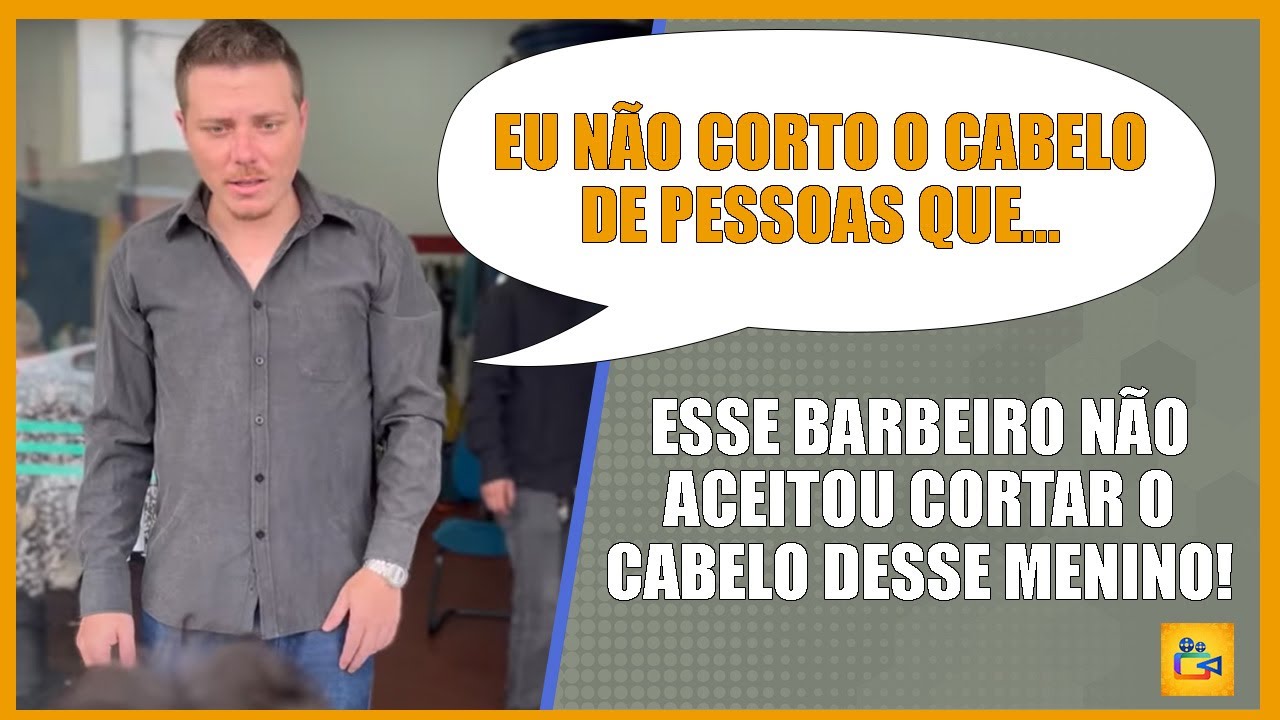 Barbeiro não quis cortar o cabelo do menino pobre, mas recebe uma lição.