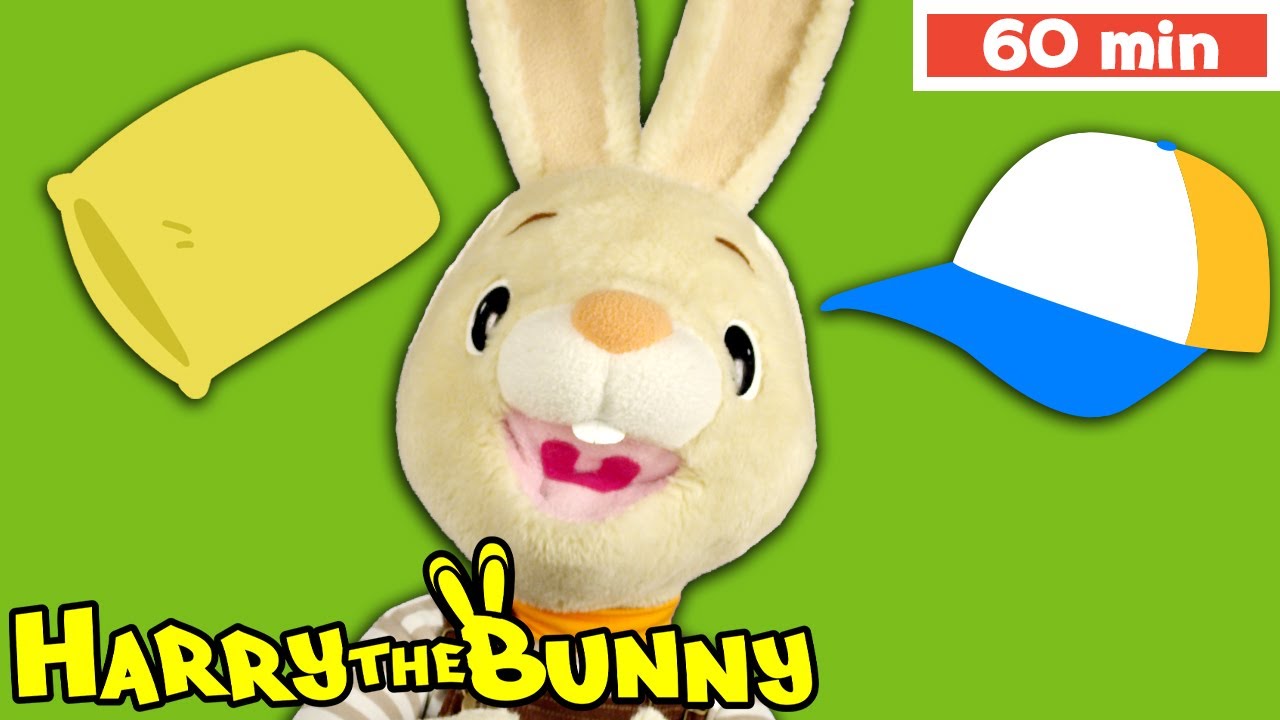 Harry & Larry Pretend Play Carpenter | 1 Hour | Hat | @BabyFirst Learn Colors, ABCs, Rhymes & More ​