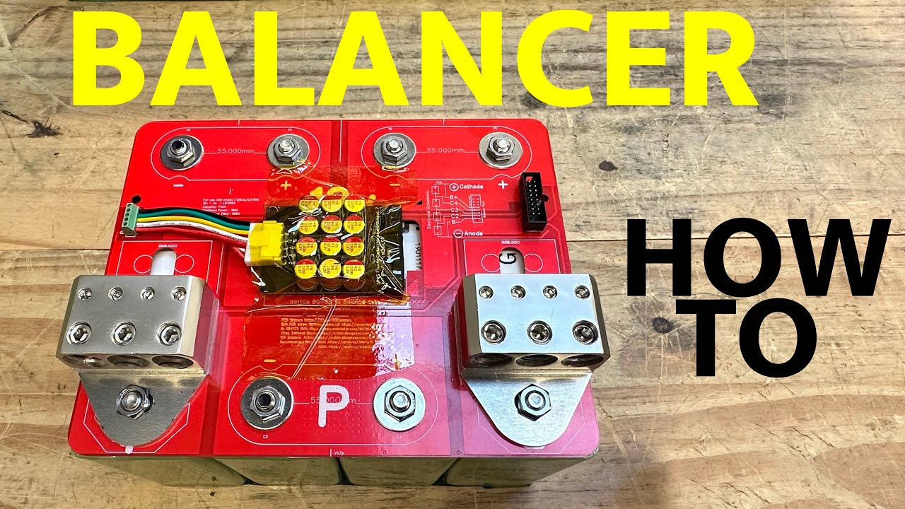 Easy Balancer Install - 12v LEV60 battery LiFePO4
