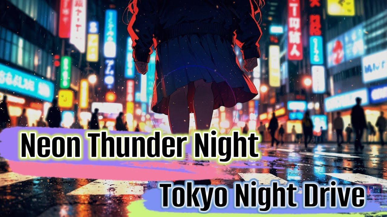 Neon Thunder Night | Tokyo Night Drive