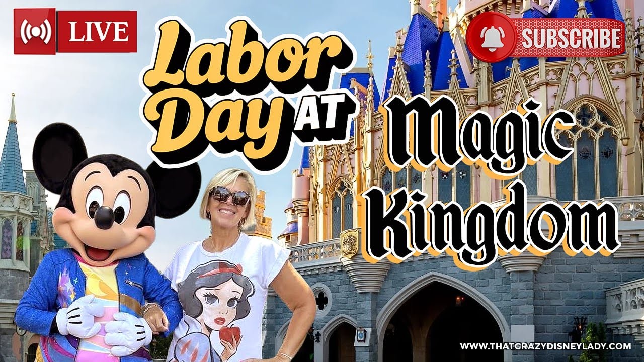 Labor Day at Magic Kingdom Rides/ Shows/ Parade #live 9/1/25